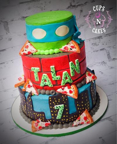 Teenage Mutant Ninja Turtles! - Cake by Cups-N-Cakes 