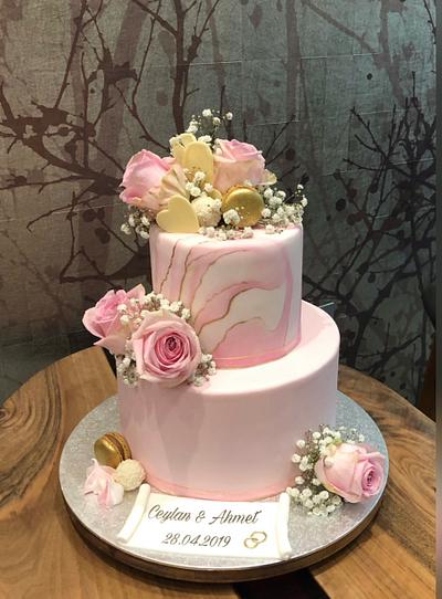 Engagement cake - Cake by miracles_ensucre