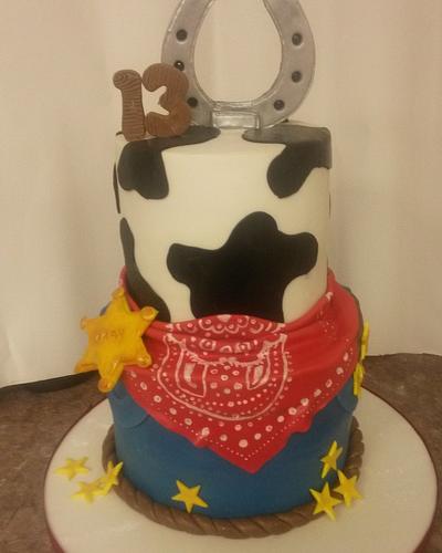 ye ha cowgirl - Cake by d and k creative cakes