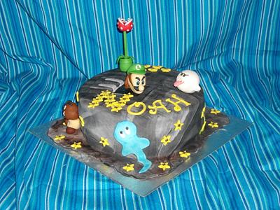 Luigi's mansion - Cake by Mandy