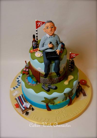 My Dad's 70th Birthday - Cake by Cakes With Character