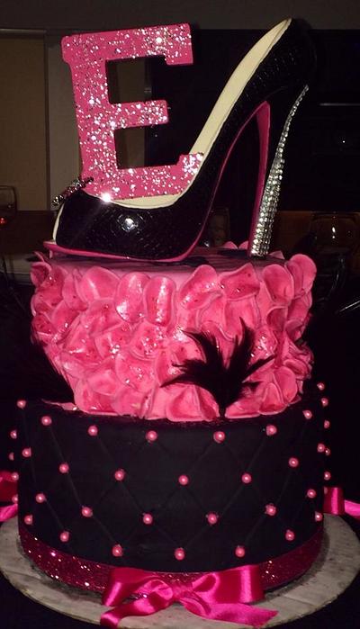 Fashionista Cake - Cake by Cuddles' Cupcake Bar