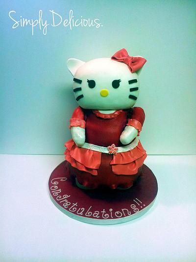 Hello Kitty - Cake by Simply Delicious Cakery