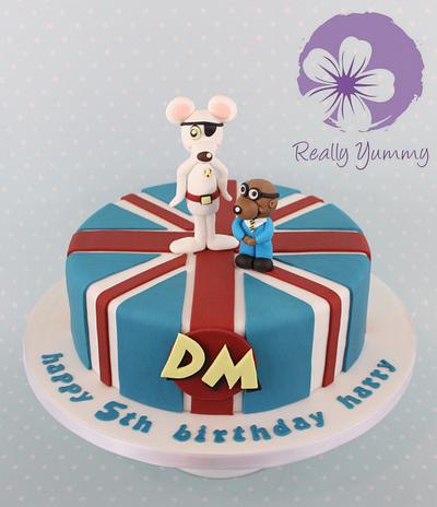 Danger Mouse and Penfold cake - Cake by Really Yummy
