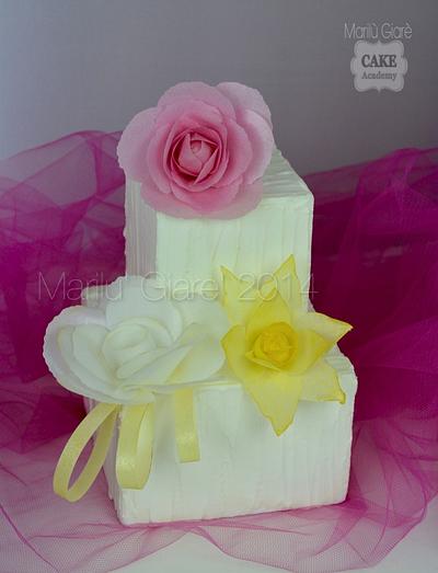 Sweet Spring Paper Flower ! - Cake by Marilu' Giare' Art & Sweet Style