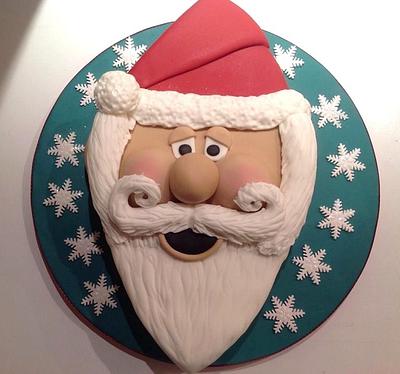 Santa face - Cake by Nanna Lyn Cakes