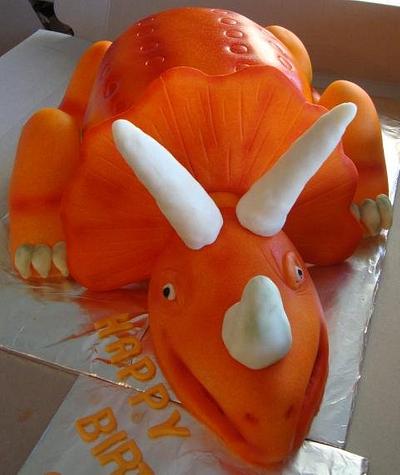 Triceratops - Cake by SongbirdSweets