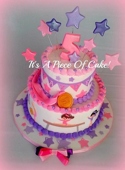 Gymnastics Cake - Cake by Rebecca
