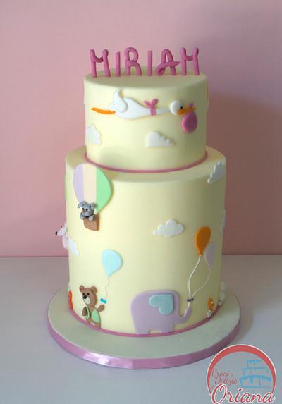 Baby shower cake - Cake by Oriana Orioli 