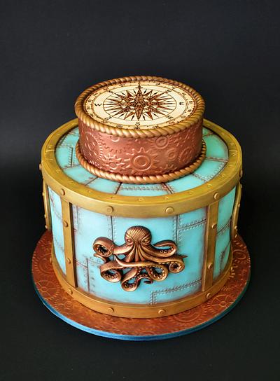 Nautical cake - Cake by ArchiCAKEture