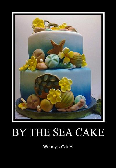 Sea Shell by the Sea Shore - Cake by Wendy Lynne Begy
