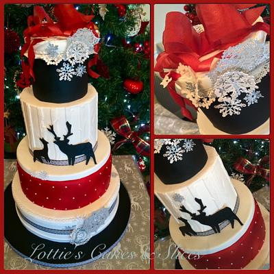 A Touchof Christmas Magic.  - Cake by Lotties Cakes & Slices 
