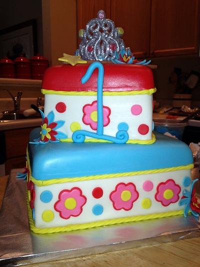 Bella's 1st birthday - Cake by kathy