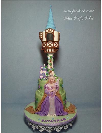 Rapunzel Cake for my Granddaughter - Cake by Toni (White Crafty Cakes)