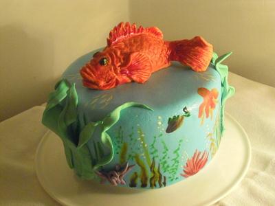 An ugly fish - Cake by Caterina Fabrizi