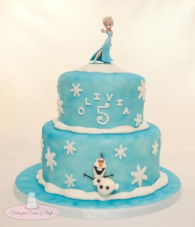 Frozen - Cake by Centerpiece Cakes By Steph