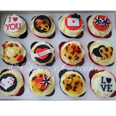Rockabilly Valentine's Cupcakes - Cake by Cherry's Cupcakes