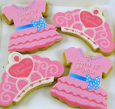 Sweet 15 Cookies - Cake by Cheryl