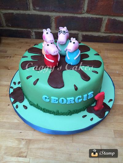 Peppa pig - Cake by Caggy
