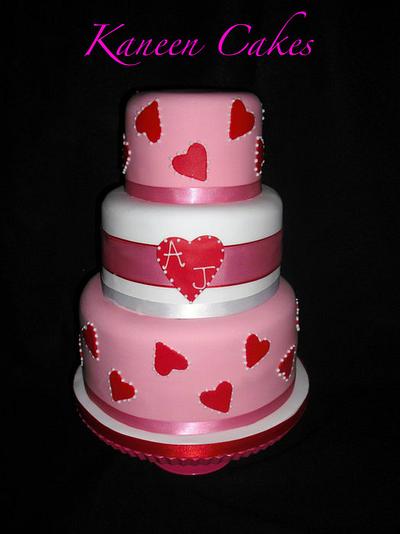Wedding cake inspired by Peggy Porchan - Cake by Shalona Kaneen