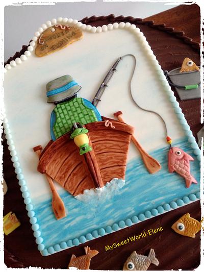 Hooked on Fishing 🎣 - Cake by My Sweet World_Elena