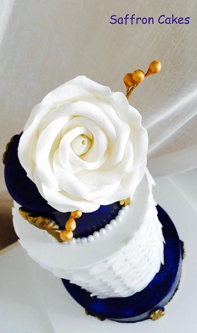Simple wedding cake - Cake by Meera