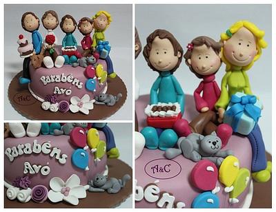 Grandmother Birthday - Cake by Com Amor & Carinho