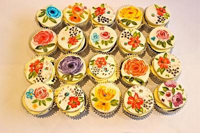 An English Country Garden Cupcake Collection - Cake by InsanelyCakes
