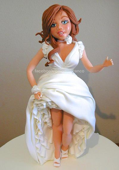 Walking Bride - Cake by Bolo em Branco [by Margarida Duarte]