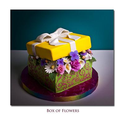 Box of Flowers - Cake by Jan Dunlevy 