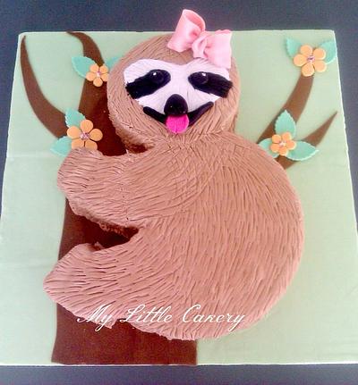Sloth cake - Cake by MyLittleCakery