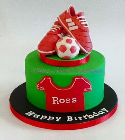 Footballers Cake - Cake by Jules Sweet Creations