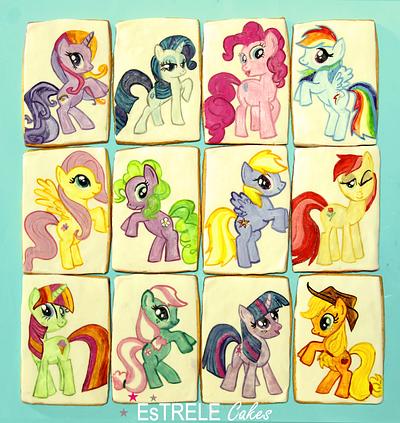 My little pony cookies - Cake by Estrele Cakes 