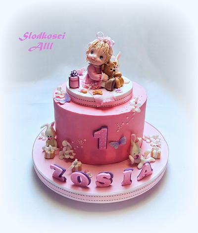 Cute Girls Birthday Cake - Cake by Alll 