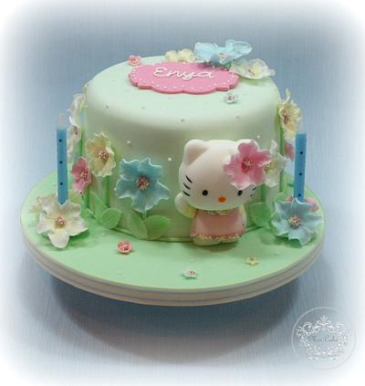 Enya's 'Hello Kitty' Cake - Cake by Tracy Prescott