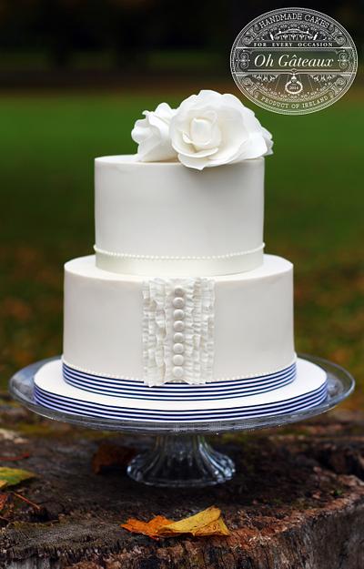 Simply Ruffles & Buttons - Cake by Oh Gateaux