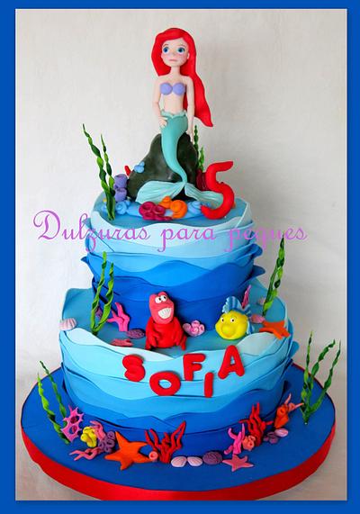 The little Mermaid - Cake by Romina Haiek