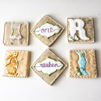 Peter Rabbit cookie set  - Cake by Pretty Special Cakes