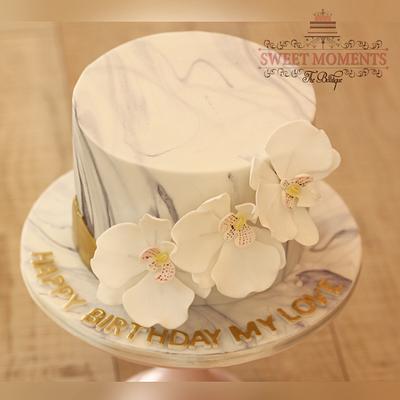 Marble Cake  - Cake by Sweet Moments The Boutique 