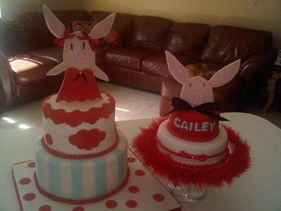 Olivia the Pig Cake - Cake by Cindy