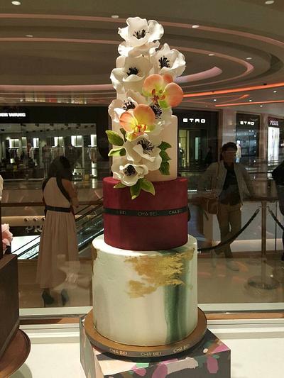 Vanda and Poppy Marble Cake - Cake by Jackie Florendo