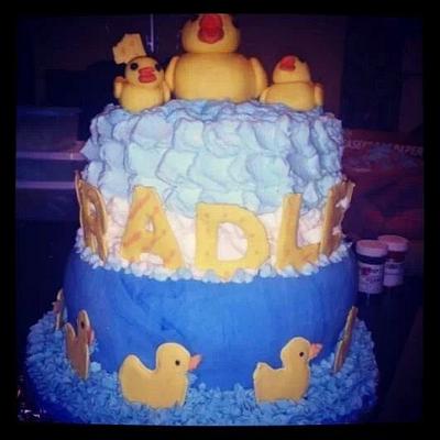 rubber ducky cake - Cake by Stace's Bakes
