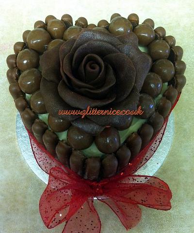 Mini Valentines Heart - Cake by Alli Dockree