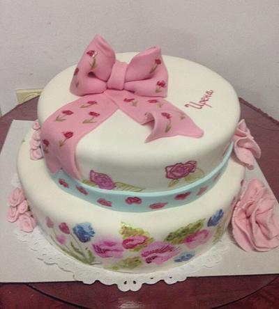 Romantic bow cake - Cake by Mocart DH
