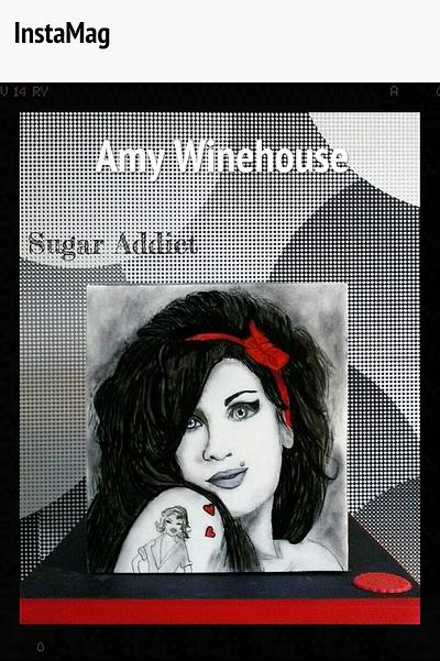 "Amy Winehouse "  - Cake by Sugar Addict by Alexandra Alifakioti