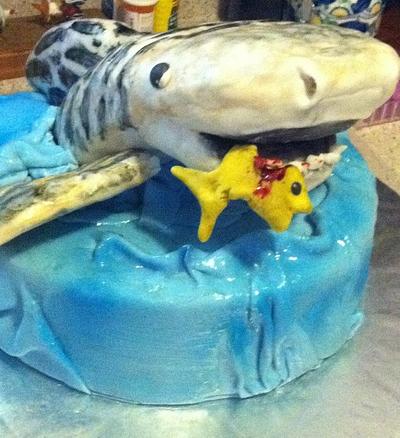 Nico's Shark, Bruce... - Cake by AnnieCakes