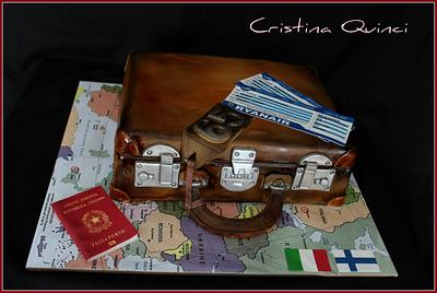Suitcase cake - Cake by Cristina Quinci