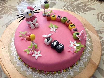 Helloo Kitty - Cake by helenfawaz91