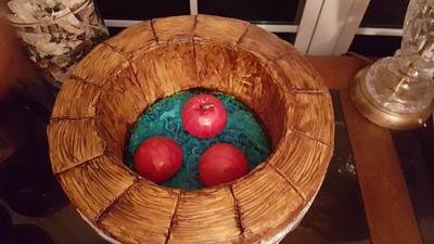 Bobbing for Apples - Cake by Kate@Sweetopia