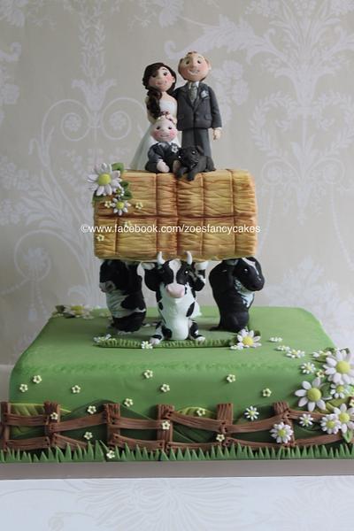 farmers wedding cake - Cake by Zoe's Fancy Cakes